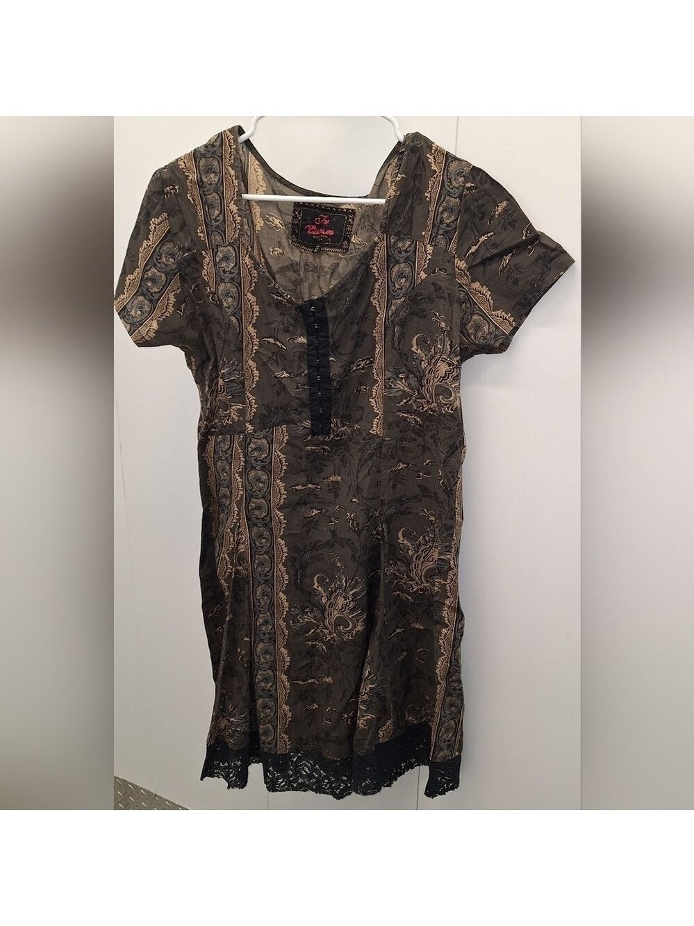 Joe Browns Black Brown Floral Dress Size 14